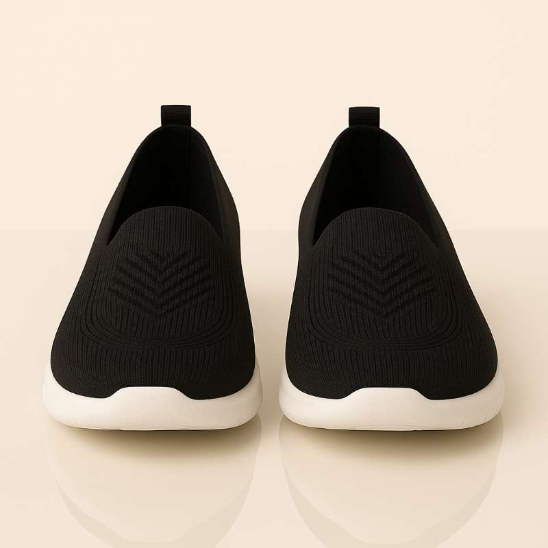 Chaussures orthopédiques femme tricot respirant semelle ergonomique