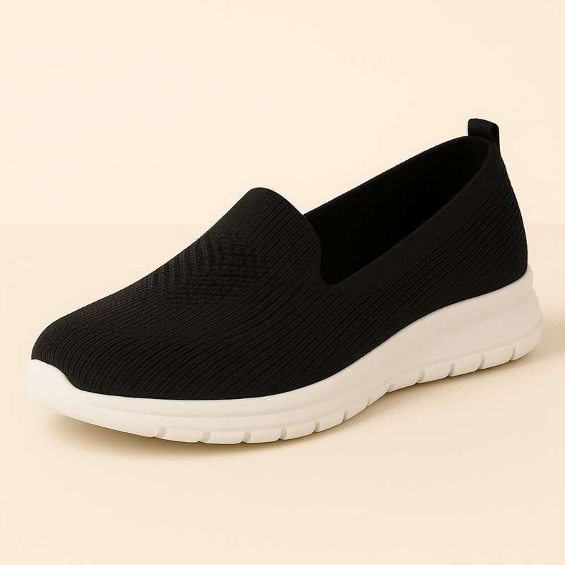 Chaussures orthopédiques femme tricot respirant semelle ergonomique