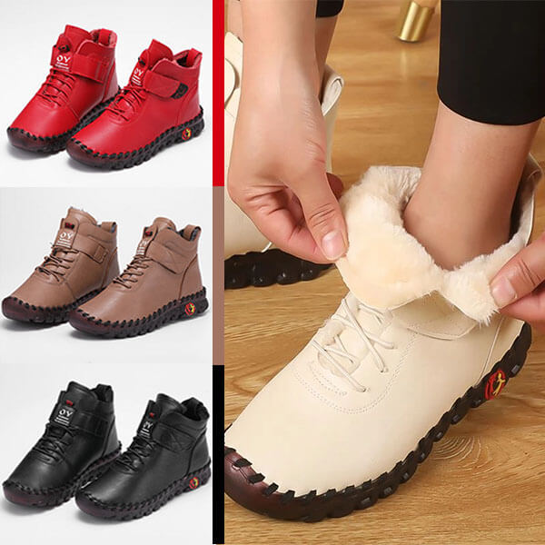 Chaussures femme cuir synthétique semelle caoutchouc fermeture ajustable