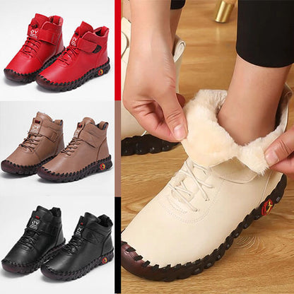 Chaussures femme cuir synthétique semelle caoutchouc fermeture ajustable