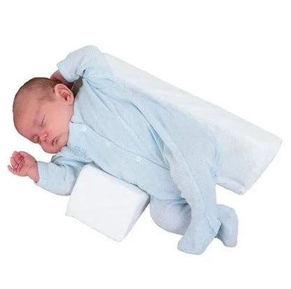 Coussin antiroulis bébé mousse à mémoire forme angle 45-90° housse lavable 0-12 mois