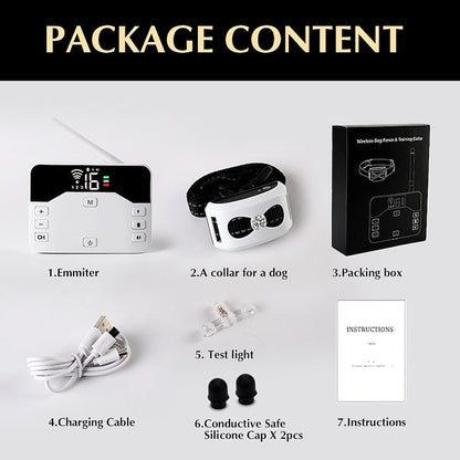 Clôture sans fil chien collier récepteur IP65 USB portée 300 m
