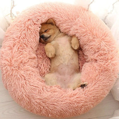Coussin lit chien polaire peluche rebords surélevés housse lavable soutien articulaire S à XXL