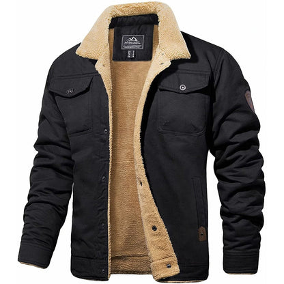 Veste homme classique hiver doublée chaleureuse