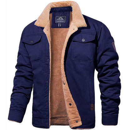 Veste homme classique hiver doublée chaleureuse