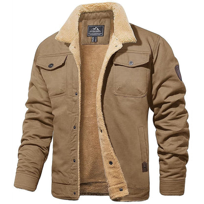 Veste homme classique hiver doublée chaleureuse