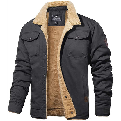 Veste homme classique hiver doublée chaleureuse