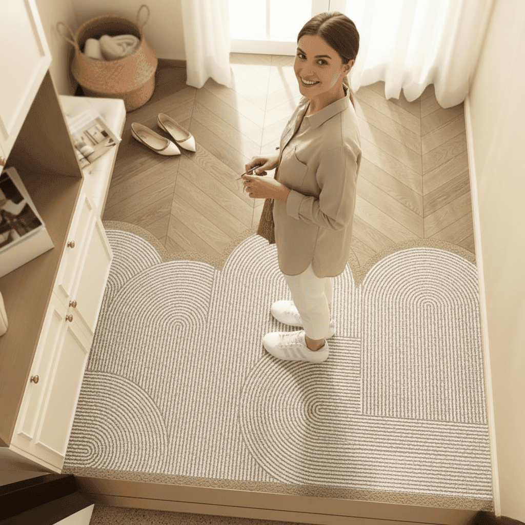 Tapis entrée antidérapant PVC lavable séchage rapide intérieur extérieur plusieurs tailles