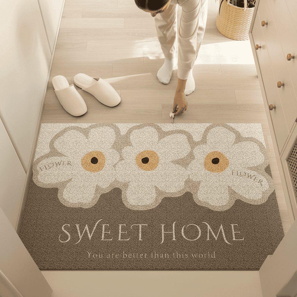 Tapis entrée antidérapant PVC lavable séchage rapide intérieur extérieur plusieurs tailles