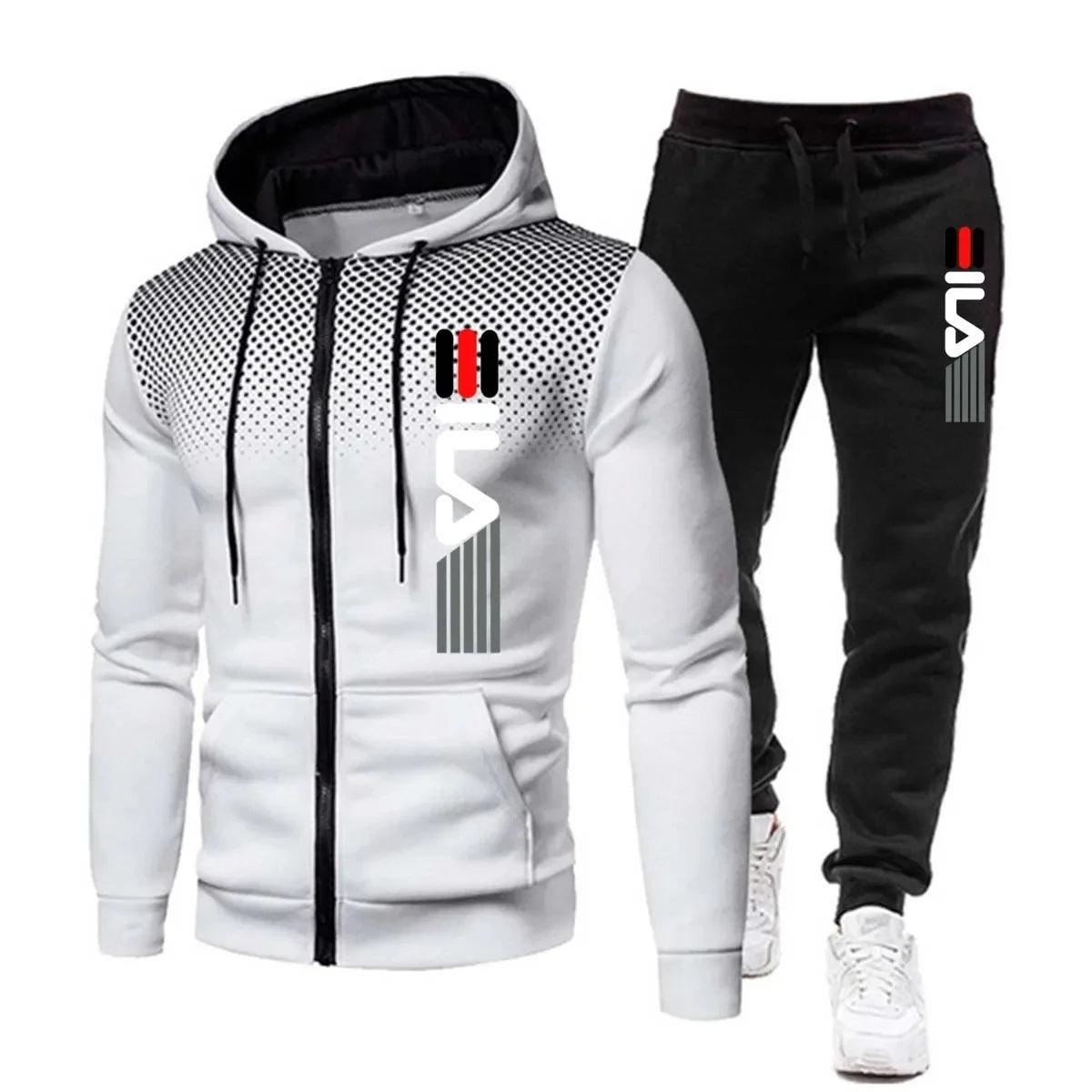 Survêtement homme deux pièces séchage rapide coupe ergonomique sport