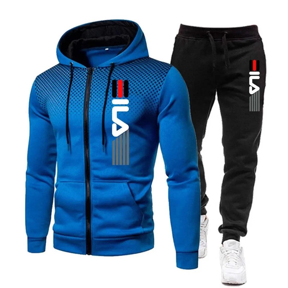 Survêtement homme deux pièces séchage rapide coupe ergonomique sport