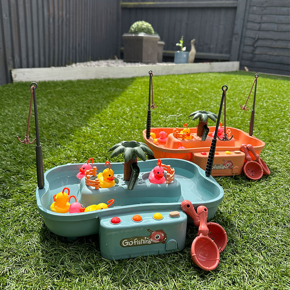 Jeu de pêche aquatique enfant plastique cannes canards coordination dès 3 ans 34x24 cm