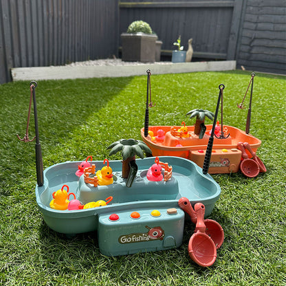 Jeu de pêche aquatique enfant plastique cannes canards coordination dès 3 ans 34x24 cm
