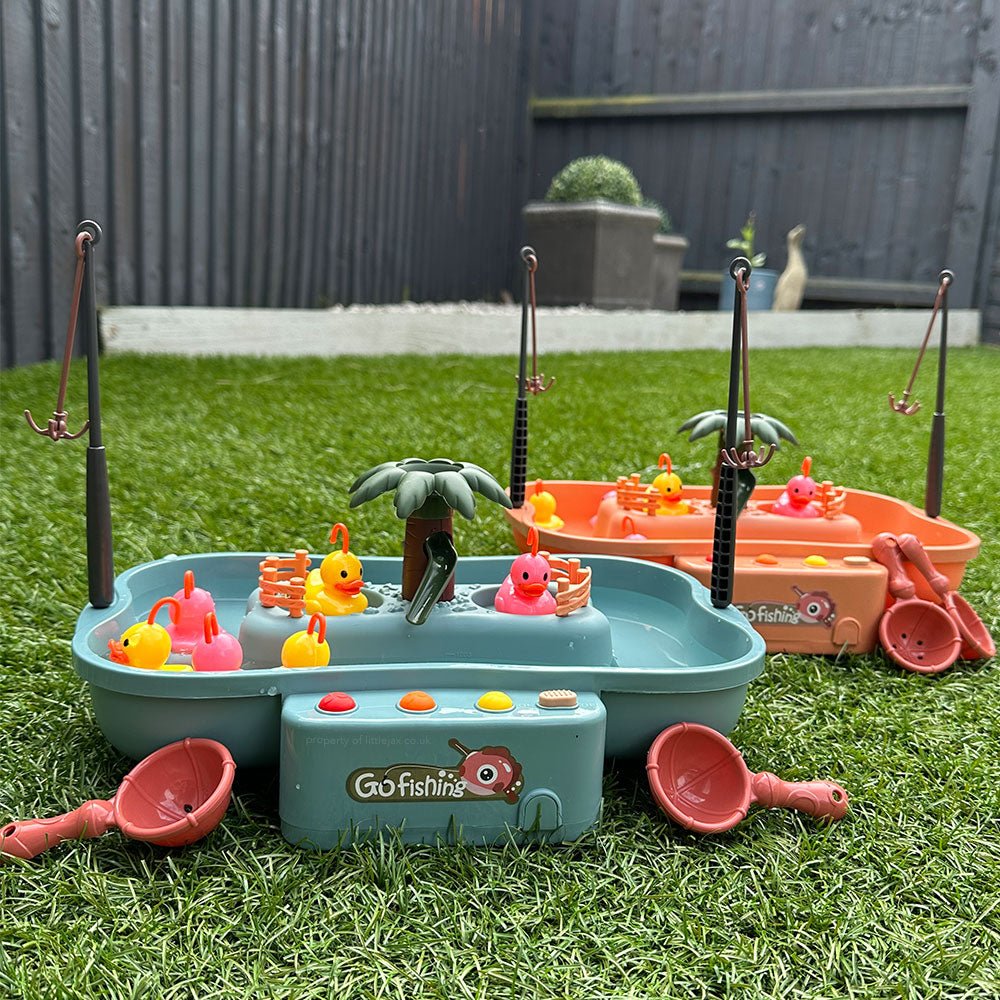 Jeu de pêche aquatique enfant plastique cannes canards coordination dès 3 ans 34x24 cm