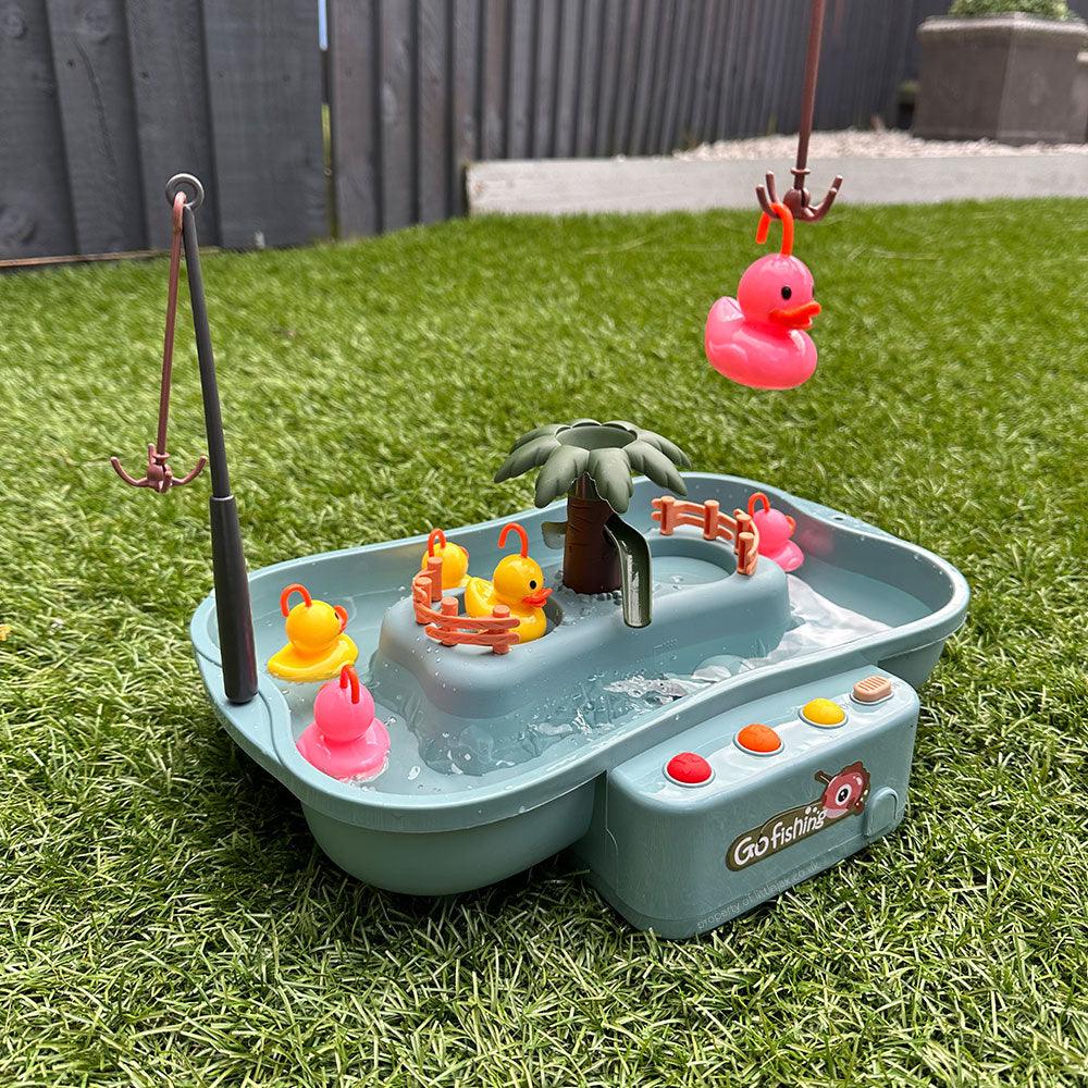 Jeu de pêche aquatique enfant plastique cannes canards coordination dès 3 ans 34x24 cm