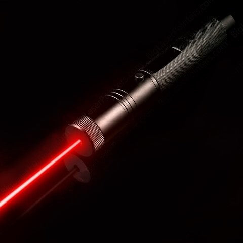 Pointeur laser rechargeable USB-C aluminium 3 couleurs verrou sécurité portée 10 000 m