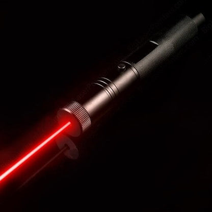 Pointeur laser rechargeable USB-C aluminium 3 couleurs verrou sécurité portée 10 000 m