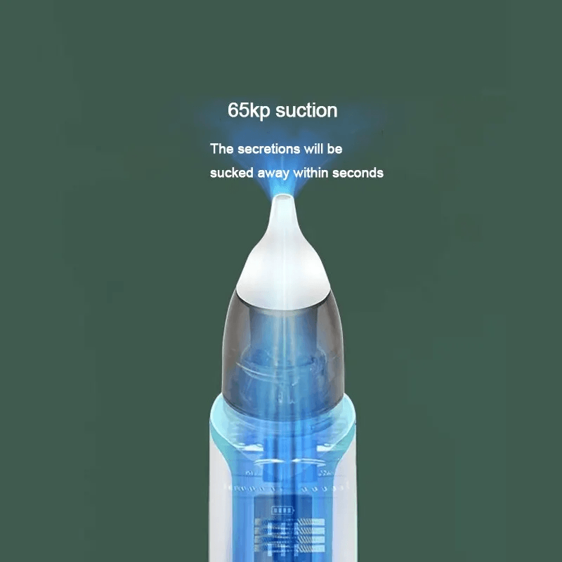 Aspirateur nasal électrique bébé silicone anti-reflux rechargeable USB-C 2 embouts