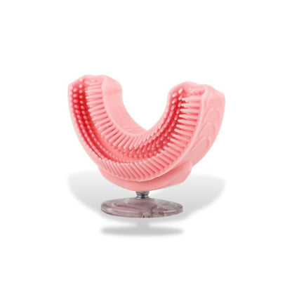 Brosse à dents électrique bébé tête en U silicone IPX7 rechargeable USB 2-14 ans