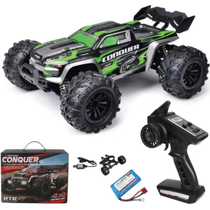 Voiture télécommandée 4x4 buggy tout-terrain 50 km/h 2,4 GHz rechargeable 8 ans