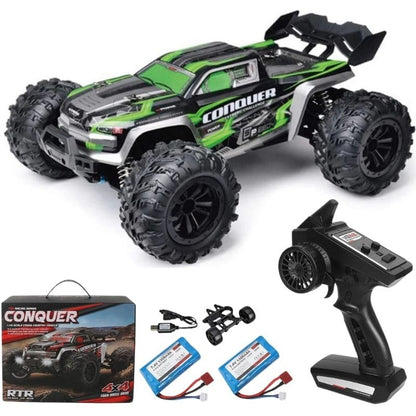 Voiture télécommandée 4x4 buggy tout-terrain 50 km/h 2,4 GHz rechargeable 8 ans