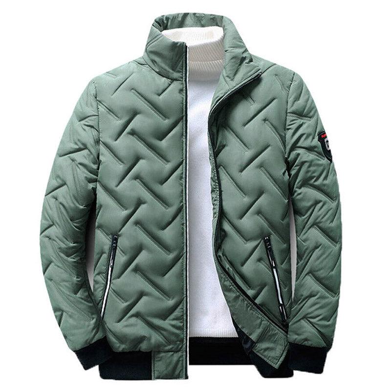 Veste d'hiver homme coton polyester coupe ample protection froid