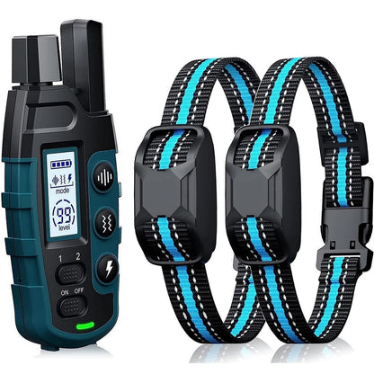 Collier dressage chien télécommande 1000 m 3 modes bip vibration choc IPX7 USB toutes tailles