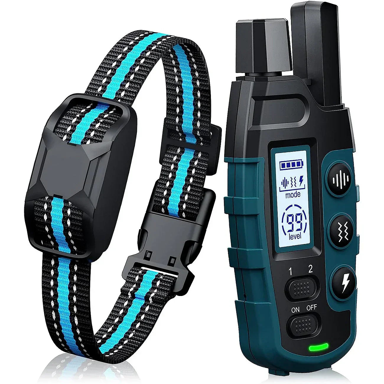 Collier dressage chien télécommande 1000 m 3 modes bip vibration choc IPX7 USB toutes tailles