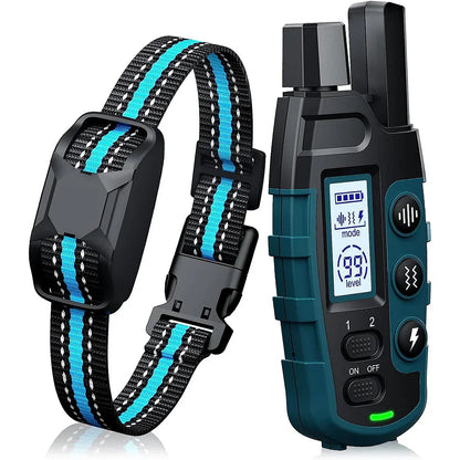 Collier dressage chien télécommande 1000 m 3 modes bip vibration choc IPX7 USB toutes tailles