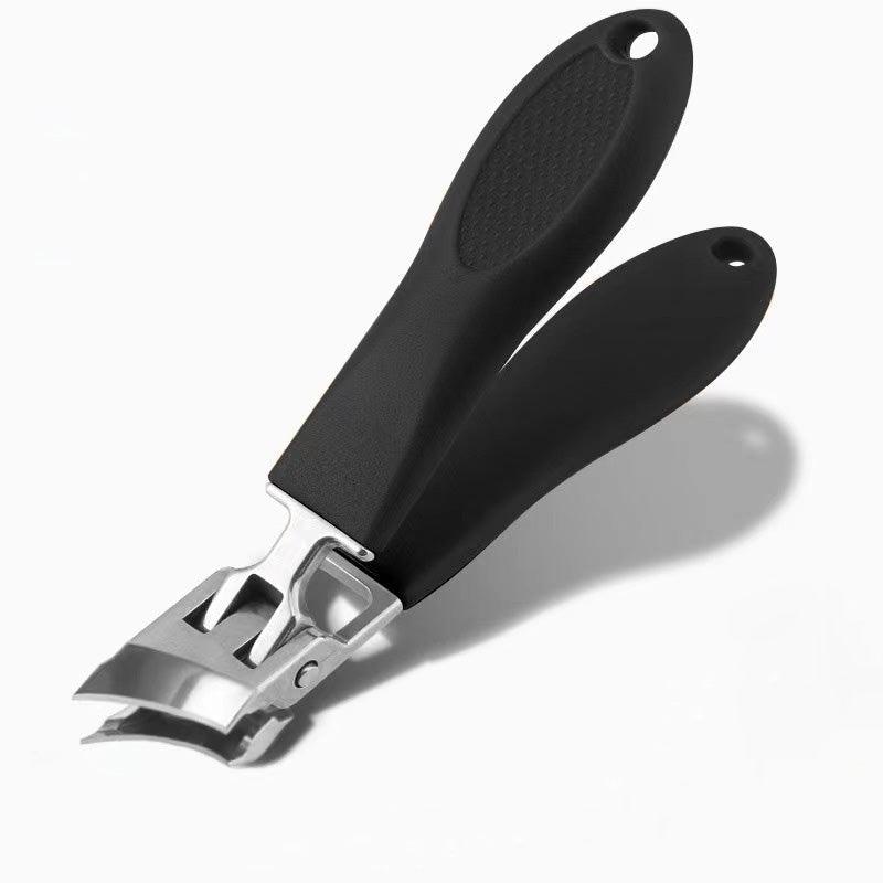 Coupe-ongles acier inoxydable ongles épais lames courbées anti-projections poignée ergonomique