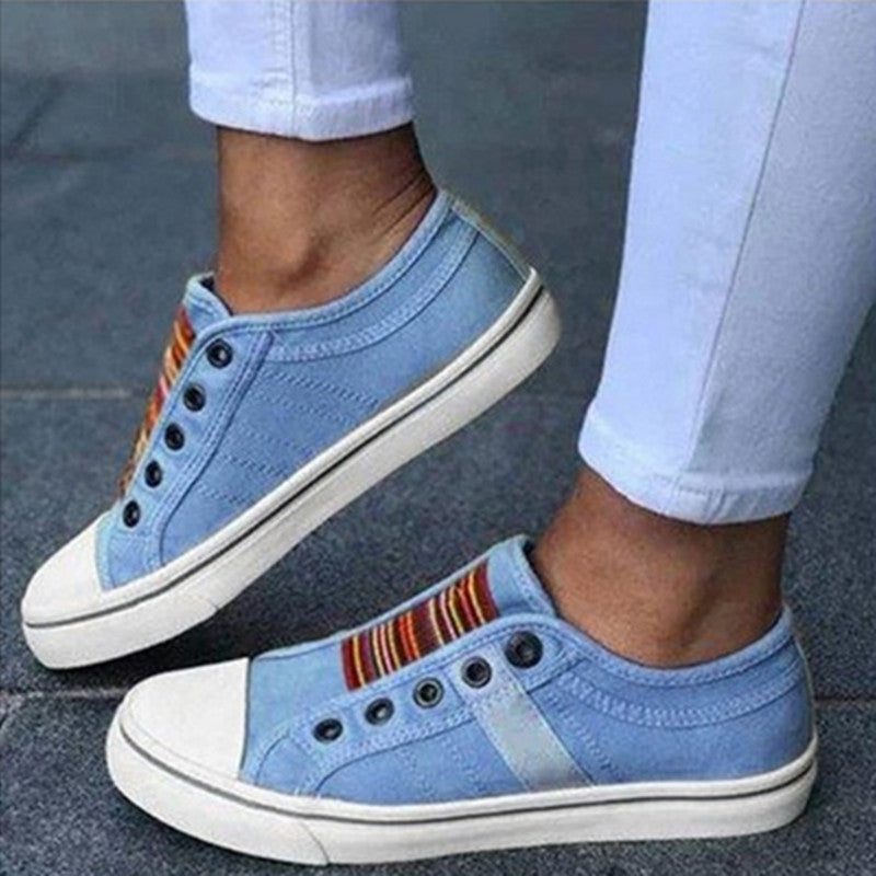 Baskets femme sans lacets semelle antidérapante confort quotidien