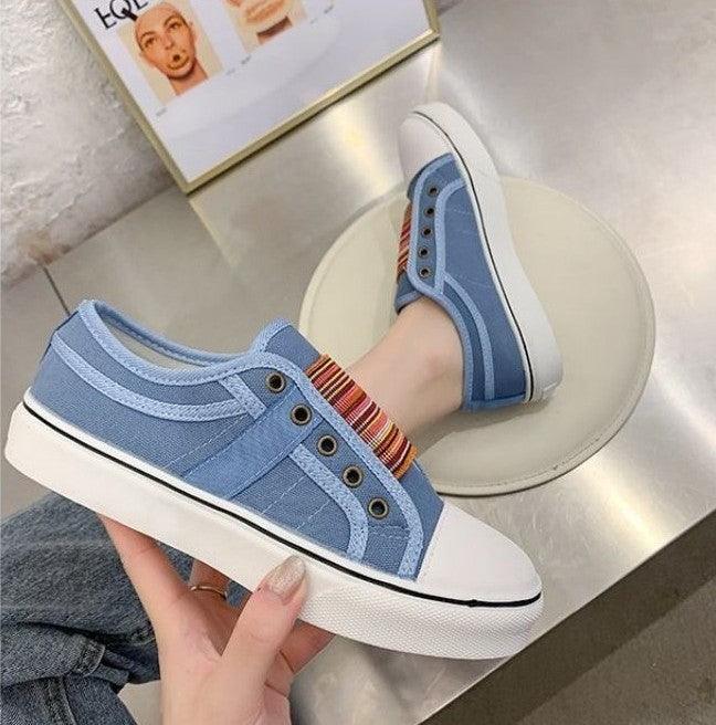 Baskets femme sans lacets semelle antidérapante confort quotidien