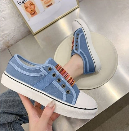 Baskets femme sans lacets semelle antidérapante confort quotidien