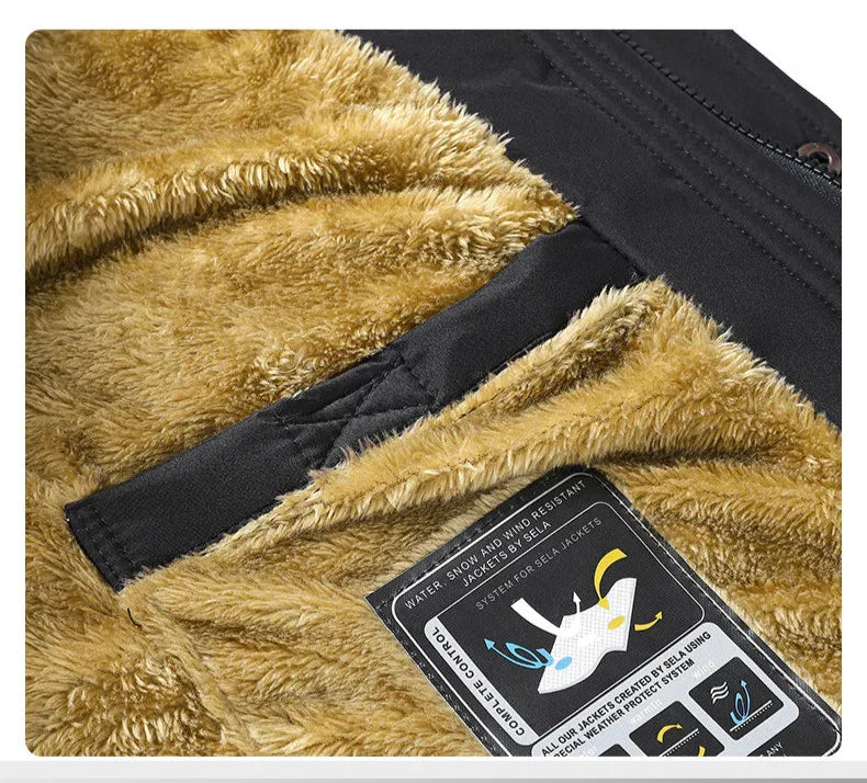 Veste homme matelassée légère chaude fermeture zippée