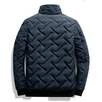 Veste d'hiver homme coton polyester coupe ample protection froid