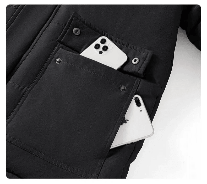 Veste homme matelassée légère chaude fermeture zippée