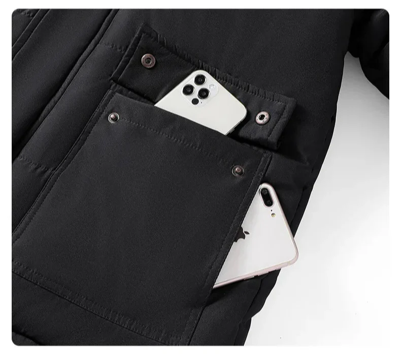 Veste homme matelassée légère chaude fermeture zippée