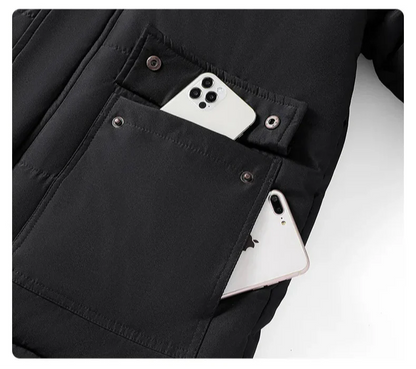 Veste homme matelassée légère chaude fermeture zippée