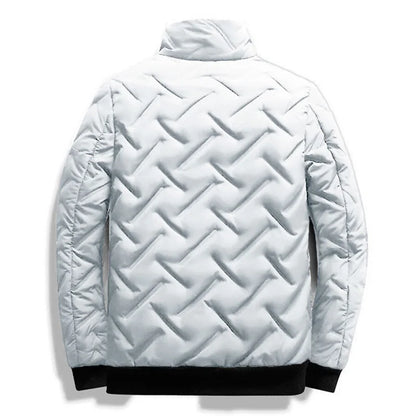 Veste d'hiver homme coton polyester coupe ample protection froid
