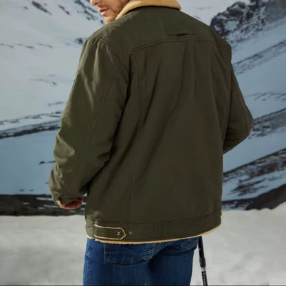 Veste homme classique hiver doublée chaleureuse