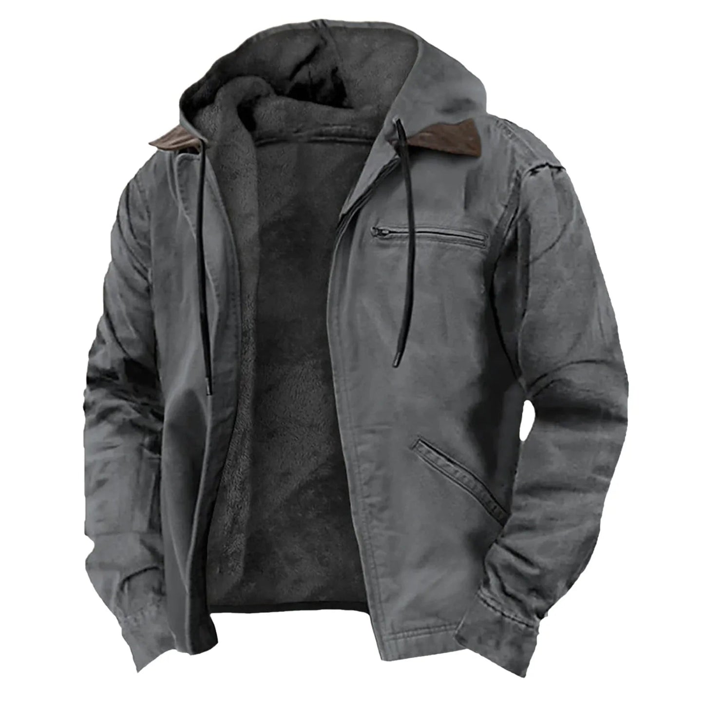 Veste homme premium doublée fermeture zippée poches