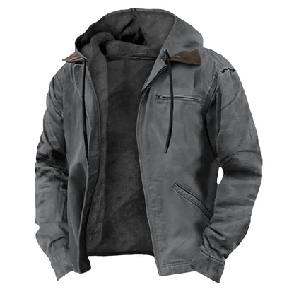 Veste homme premium doublée fermeture zippée poches