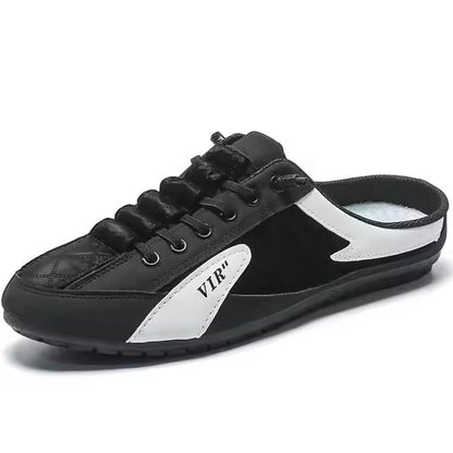 Baskets sans dossier homme cuir PU semelle EVA caoutchouc