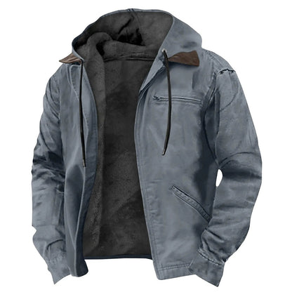 Veste homme premium doublée fermeture zippée poches