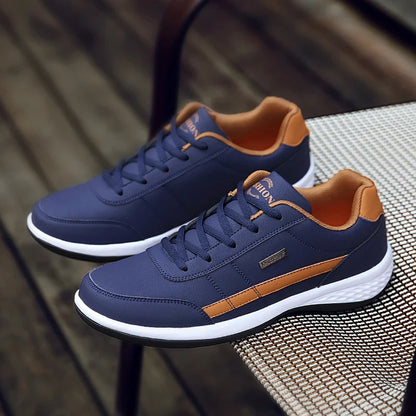 Baskets homme cuir synthétique semelle EVA caoutchouc confortables