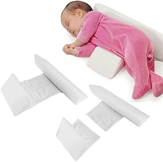 Coussin antiroulis bébé mousse à mémoire forme angle 45-90° housse lavable 0-12 mois