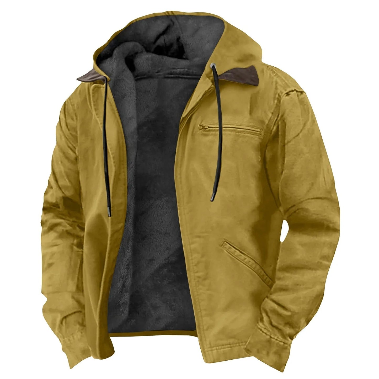 Veste homme premium doublée fermeture zippée poches