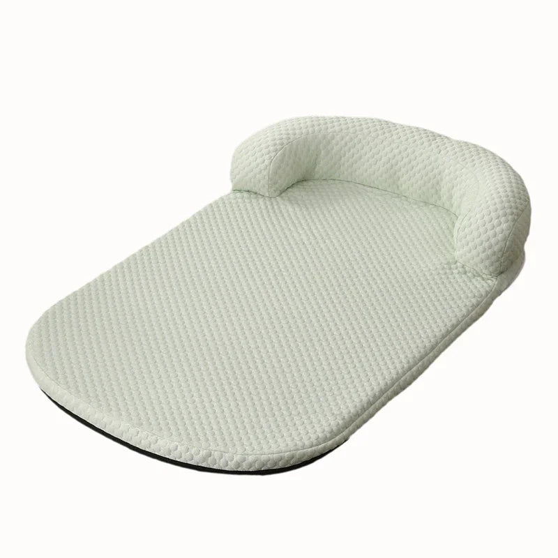 Lit rafraîchissant chien chat soie glacée auto-refroidissante mousse housse lavable S à XL