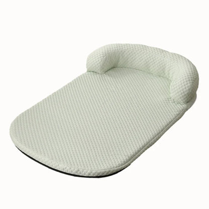 Lit rafraîchissant chien chat soie glacée auto-refroidissante mousse housse lavable S à XL