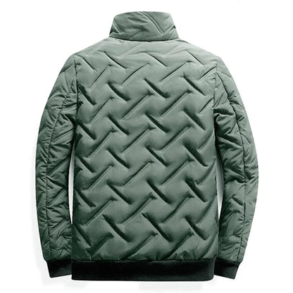 Veste d'hiver homme coton polyester coupe ample protection froid
